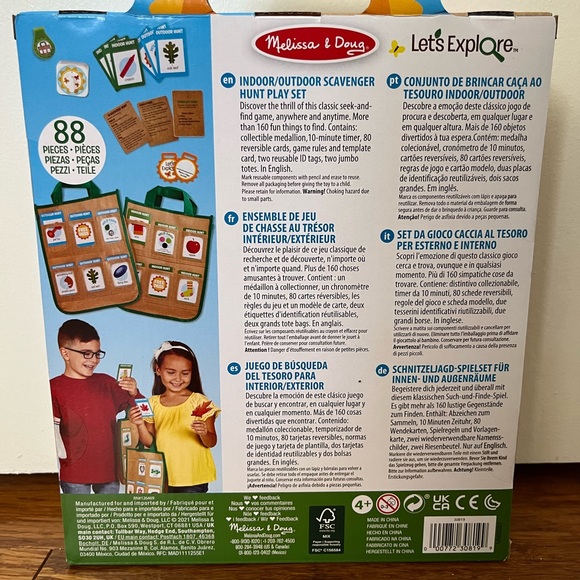NWT Melissa and Doug Let’s Explore Scavenger Hunt Play Set - Picture 6 of 6
